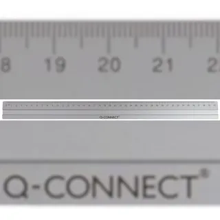 Q-Connect Q-Connect® KF03679 Lineal Alu - 40 cm, silber