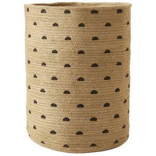 vertbaudet Aufbewahrungskorb Kinderzimmer XL Aufbewahrungskorb ETHNIC, Jute braun