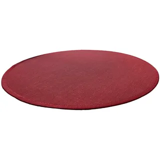 Astra Sisalteppich Sisal Premium Teppich ASTRA Manaus, Rund rot Rund | 250 cm x 250 cm