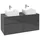 Waschbeckenunterschrank 120 x 55 cm Glossy Grey
