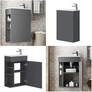 Vicco Waschbeckenunterschrank 50 x 70 x 25 cm Anthrazit