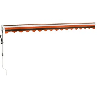 vidaXL Markise 4 x 3 m braun/orange