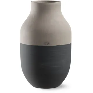Kähler Omaggio Circulare Vase Anthrazit Grau 31 cm