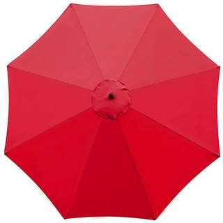 ROBLUX ersatzbezug Sonnenschirm 300 cm 8 streben Sun Garden ersatzbezug(Color:rot)