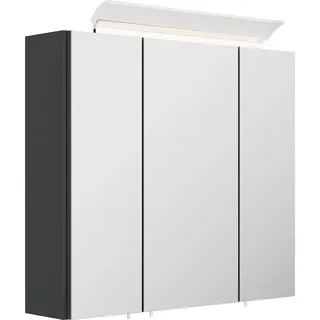 Posseik Spiegelschrank 70 cm weiß LED