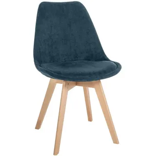 CLP Küchenstuhl Linares Cord blau