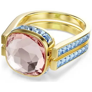 Swarovski Chroma Ring, Kissenschliff, mehrfarbig 18K Goldbeschichtet | 52