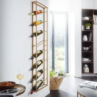 FineBuy Weinregal Weinregal FB41453 Metall Gold