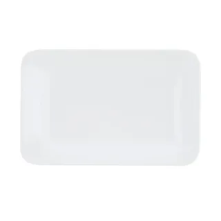 KHG Servierplatte , weiß , Porzellan , Maße (cm): B: 16,5 H: 2