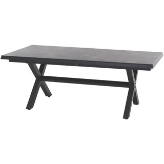 Siena Garden Sincro Ausziehtisch 200/260 x 100 x 77 cm Anthrazit