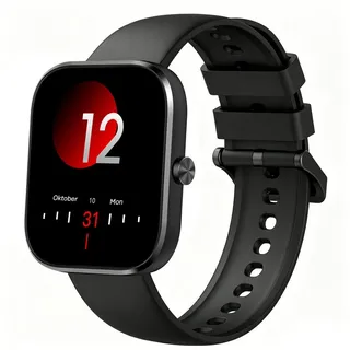 Sytifro Smartwatch Damen Herren, Fitnessuhr mit Diamantgeschliffenes Design Smartwatch (Full Touch Square Fine Sportuhr Damen cm), 150+ Sportmodes, Bluetooth 5.3 Sportuhr, Gesundheits-Uhren mit Benachrichtigung, 24/7 Herzfrequenz, Blutsauerstoff, Schlafqualität, Schrittzähler, Pulsuhr, Sprachassistent und Musiksteuerung etc., IP68 Wasserdichte Fitness Tracker Uhr Damen Herren, verfügbar für IOS und Android. schwarz