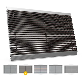 Entrando Fußmatte 50x80 cm - Fußabtreter mit Bürsten für außen, Braun