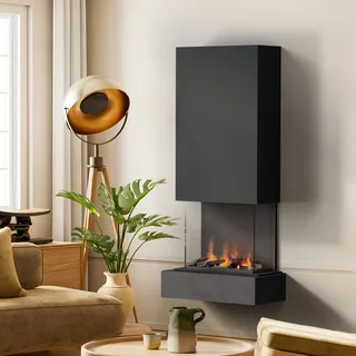 muenkel design Sona [Elektrokamin Opti-myst]: Nero (Schiefer schwarz) - Schwarz