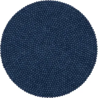 myfelt Wollteppich Alva Filzkugelteppich rund, 100% reine Schurwolle, in verschiedenen Größen erhältlich Ø 250 cm