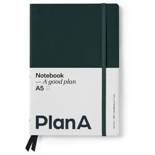 Notizbuch A5 Softcover Punktiert Moss Green