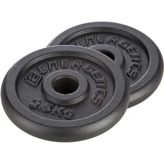 Energetics Hantelscheibe Guss leicht 5 kg schwarz