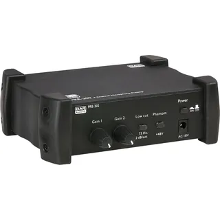 DAP AUDIO DAP PRE-202 Mikrofon-Vorverstärker 2 Kanal
