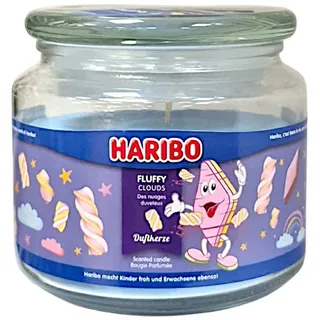 HARIBO Fluffy Clouds Duftkerze 300 g blau