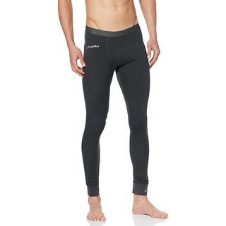 Schöffel Herren Merino Sport Pants long M, temperaturregulierende lange Unterhose, atmungsaktive Thermo Leggings in Wollqualität, anthrazit, XL