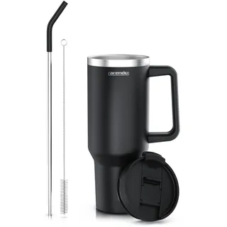 Arendo Thermobecher 1,2 l Schwarz