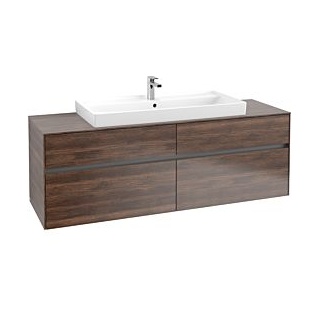 Waschbeckenunterschrank 160 x 55 cm Arizona Oak