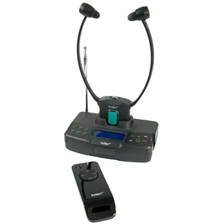 Humantechnik Hörverstärker für den Fernseher: TivitonDAB Radio-Empfänger & Gesprächsverstärker, TV Kopfhörer mit Radio und Hörverstärkung schwarz