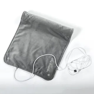 Elektrische Heizdecke USB 5V Flanell Wärmedecke Heizkissen Wärmekissen Tragbare Winter Erwärmung Waschbar Kuschelheizdecke Superweiches Wärmepads für Nacken Schulter Heimgebrauch Büronutzung, 50x30CM