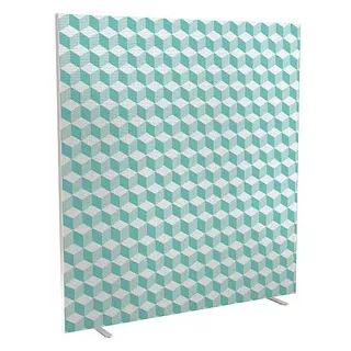PAPERFLOW Trennwand easyScreen Vintage, 60963 bunt 160,0 x 173,4 cm, 1 St.