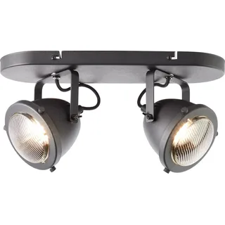 Brilliant Carmen Spotbalken 2flg schwarz korund GU10