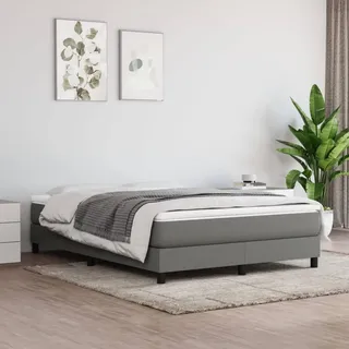 Festnight Bett 140x200 cm Polsterbett ohne Kopfteil Jugendbett Bettgestell Doppelbett Einzelbett Gästebett Bettrahmen Schlafzimmer Bett Jugendzimmer