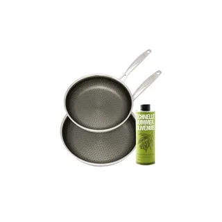 hensslers Pfannen-Set 4-tlg. 20 cm + 24 cm + 28 cm