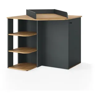 Vicco Wickelkommode, Anthrazit, Eiche Artisan, Holzwerkstoff, 6 Fächer, Rechteckig, 85x77.3x85 cm, Babymöbel, Wickelkommoden & Zubehör, Wickelkommoden