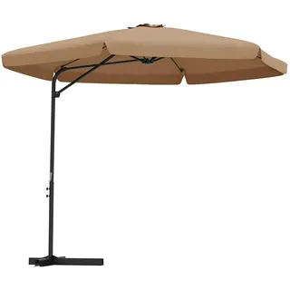 vidaXL Sonnenschirm Ø 300 cm Taupe