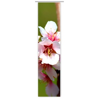Schiebegardine pink spring - Flächengardine, gardinen-for-life 60 cm x 245 cm