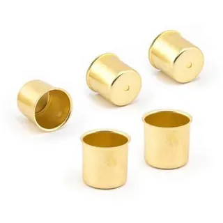 Sorby Kerzenhalter / Kerzentüllen Gold | 5 Stück