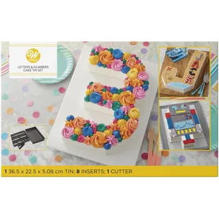 Wilton Backform Celebrations Numbers & Letters