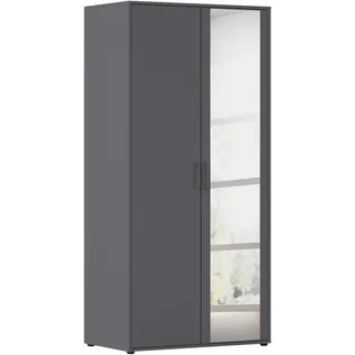 Rauch Drehtürenschrank VOYAGER 93 x 194 x 53 cm Grau