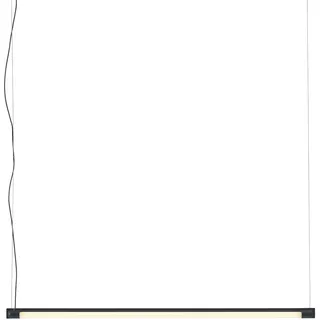 Muuto Fine Suspension LED Pendelleuchte, 90 cm, schwarz