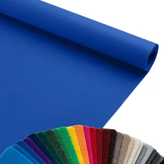 Primaflor Rips Messeteppich Dublin | 200x400 cm | Dunkel blau | Meterware