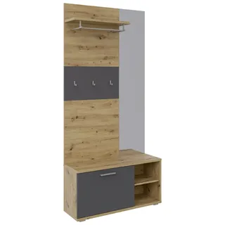 BOXXX Kompaktgarderobe TOTO - B/H/T ca. 90.00x194.00x31.00