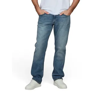 Cross Jeans Herren Stretch Regular Fit Dylan - Mid Blue (E 195-150) - 33W / 30L