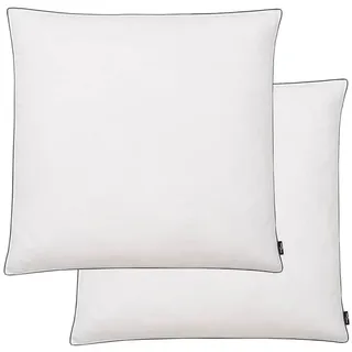 vidaXL Kissen 2 Stk. Daunen-/Federnfüllung Schwer 80x80 cm Weiß