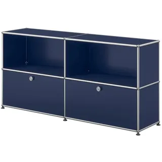 USM Haller Sideboard mit 2 Klapptüren stahlblau