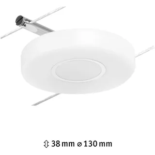 Paulmann LED Seilsystem DiscLED Einzelspot 200lm 4,5W 3000K 12V Chrom matt