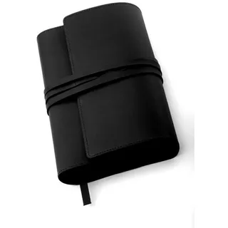 Bookchair Milano Schwarz – Variable Leder-Buchhülle