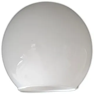 Ersatzglas Lampenschirm Kugel Weiß - Rundes Lampenglas für E14 Fassung Ersatz Lampenschirm für Wandlampe, Deckenlampe Tischlampe & Pendelleuchte - Kugelförmiges Glas Opal Weiß (1x Kugel weiß opal)