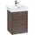 Waschbeckenunterschrank Anschlag links 41 x 55 cm Arizona Oak