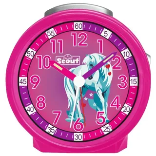 Scout Kinder Wecker 280001059 FRIENDS Pferd pink