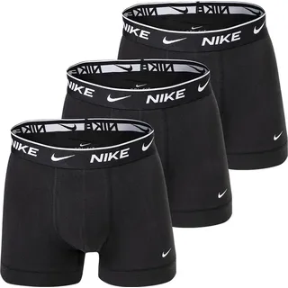 Nike, Herren, Unterhosen, Boxershorts, Schwarz, (M, 3er Pack)