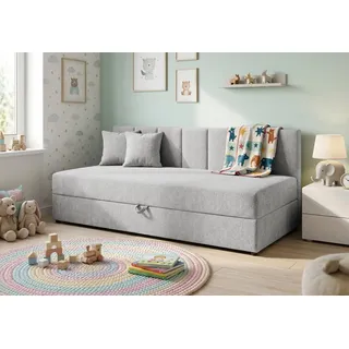 s-style möbel Lenny 90 x 200 cm Grau